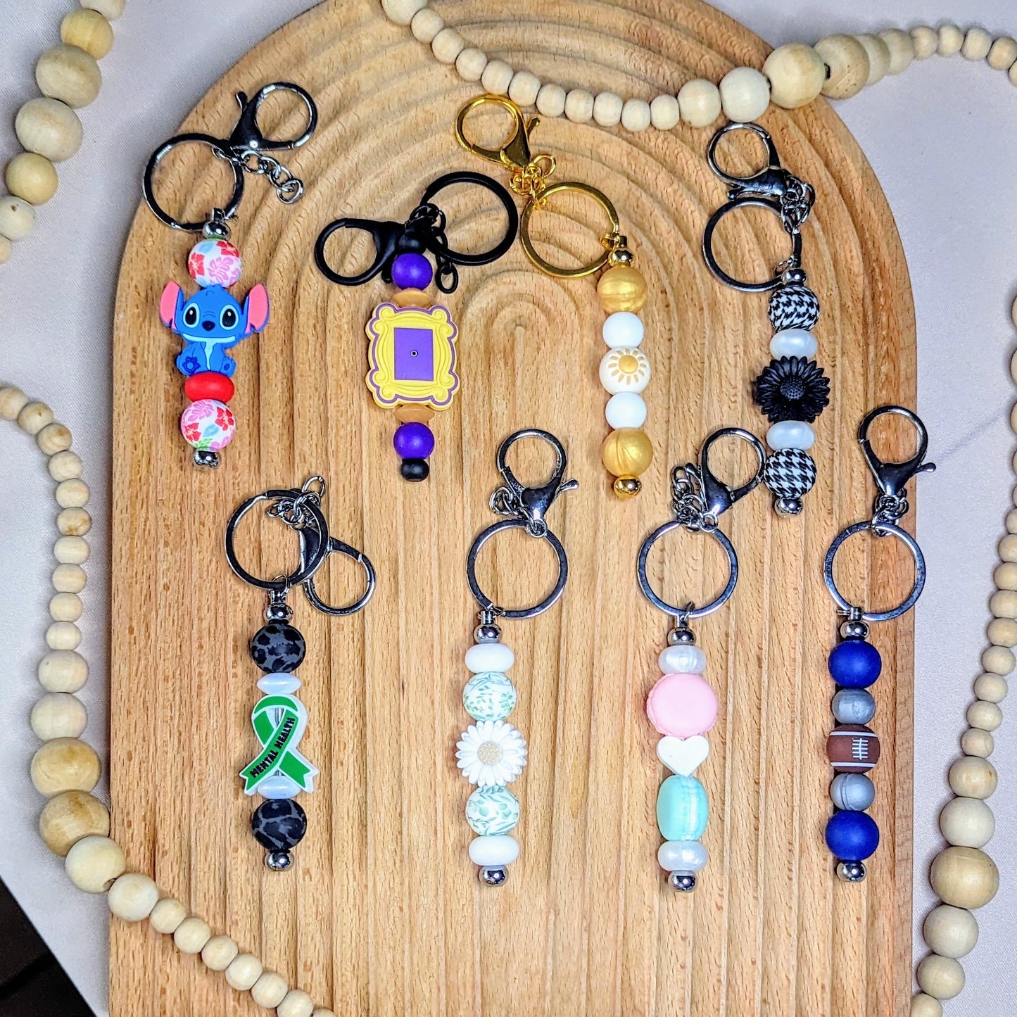 Silicone keychains